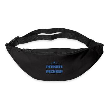 J'ai deux titres Retraite et Pécheur. Cadeau - Sac banane - noir - Devant