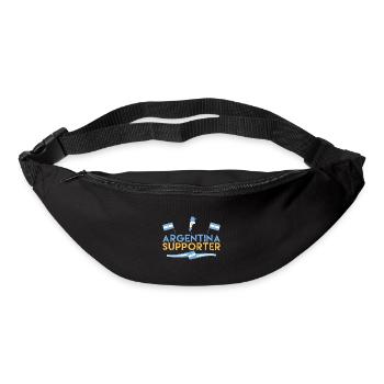 fan of Argentina supporter. Supporter of Argentina. - Bum bag - black - Front