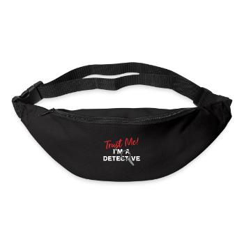 Vertrau mir, ich bin ein Detektiv - Gürteltasche - Schwarz - Vorne