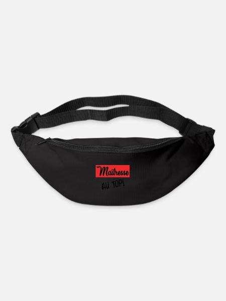 MAÎTRESSE. MERCI. MERCI MAÎTRESSE - Sac banane - noir
