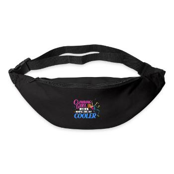 Rock Climbing Climbing Indoor Bouldering Girls Wall - Bum bag - black - Front