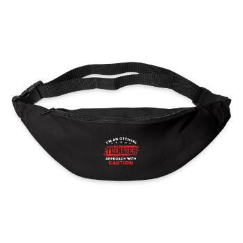 Je suis un adolescent officiel - Sac banane - noir - Devant
