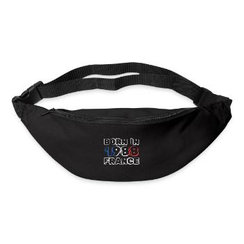 en 1988 - Sac banane - noir - Devant