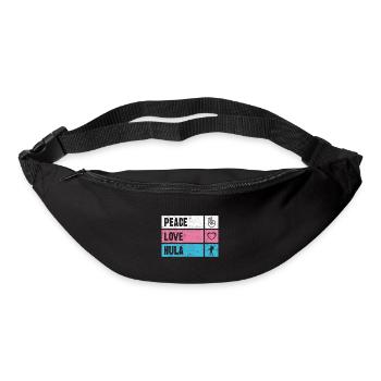 Hulla Hoop Hula Reifen Hullern Geschenk - Gürteltasche - Schwarz - Vorne