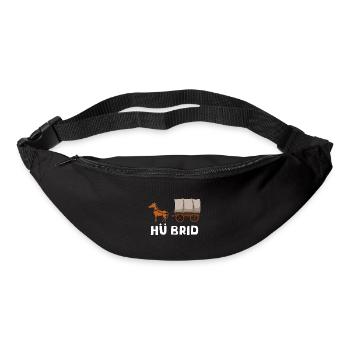 Hybrid Pferd Dorf Kutsche Hü Brid - Gürteltasche - Schwarz - Vorne