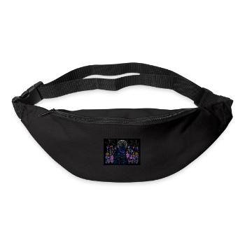 Ours spirituel - Sac banane - noir - Devant