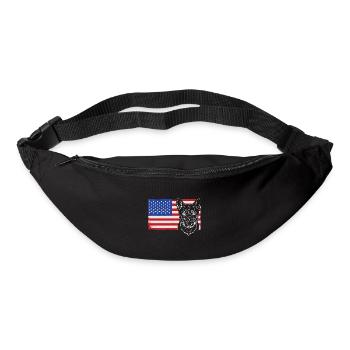 Cadeau de chien Kelpie - Sac banane - noir - Devant
