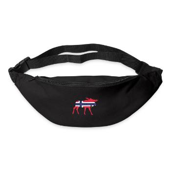 Norway Norwegian Scandinavia Norwegian flag - Bum bag - black - Front