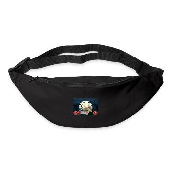 Halloween Skeleton Zombie Gamer Hand Funny Gaming - Bum bag - black - Front