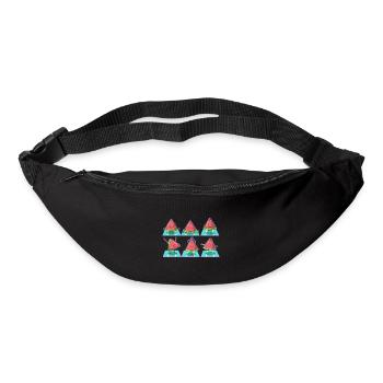 Yoga de la pastèque - Sac banane - noir - Devant