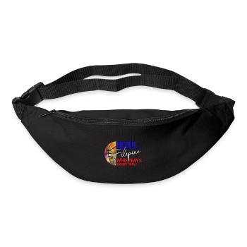 Philippines Filipino Flag Basketball I Cadeau - Sac banane - noir - Devant