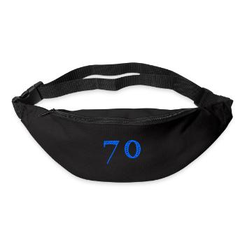 70 JAHRE. 70-jähriges JUBILÄUM. JUBILÄUM 70 JAHRE. 70 - Gürteltasche - Schwarz - Vorne