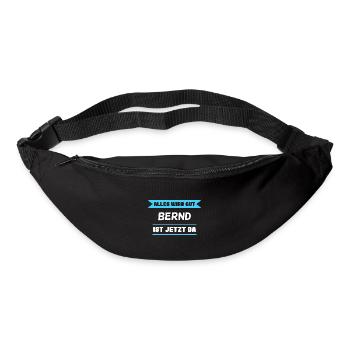 Bernd Name Design für stolze Bernds - Gürteltasche - Schwarz - Vorne