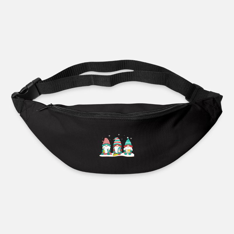 Weihnachten Weihnachtsmann Geschenke - Gürteltasche - Schwarz