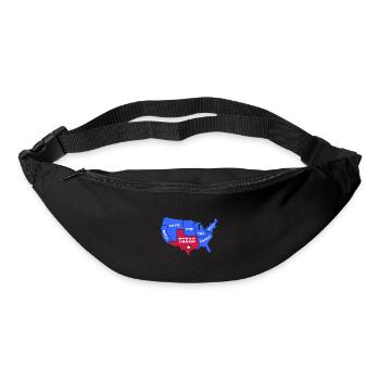US-Bundesstaaten Texas Design für stolze Texaner - Gürteltasche - Schwarz - Vorne