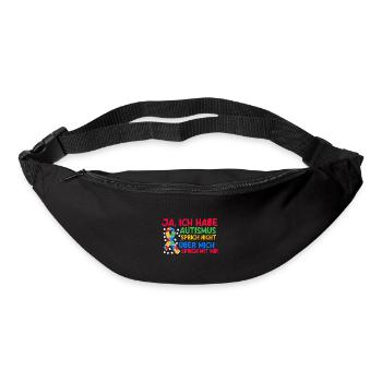 Autismus Autist Autisten - Gürteltasche - Schwarz - Vorne