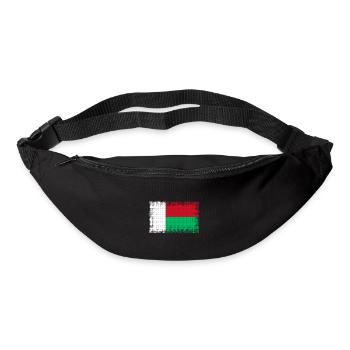 Flag of Madagascar - Bum bag - black - Front