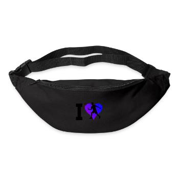 Women's Men's Squash Badminton Badmintons - Bum bag - black - Front