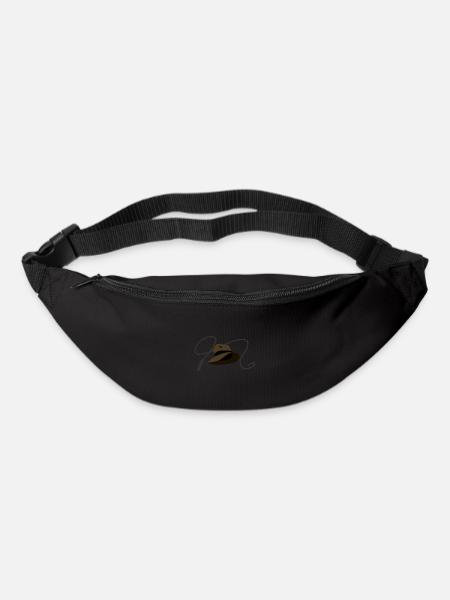 Hut und Peitsche - Gürteltasche - Schwarz