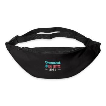 Promoted to big sister in 2023 - Bum bag - black - Front