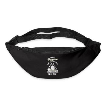 Pinguin Geschenk - Gürteltasche - Schwarz - Vorne