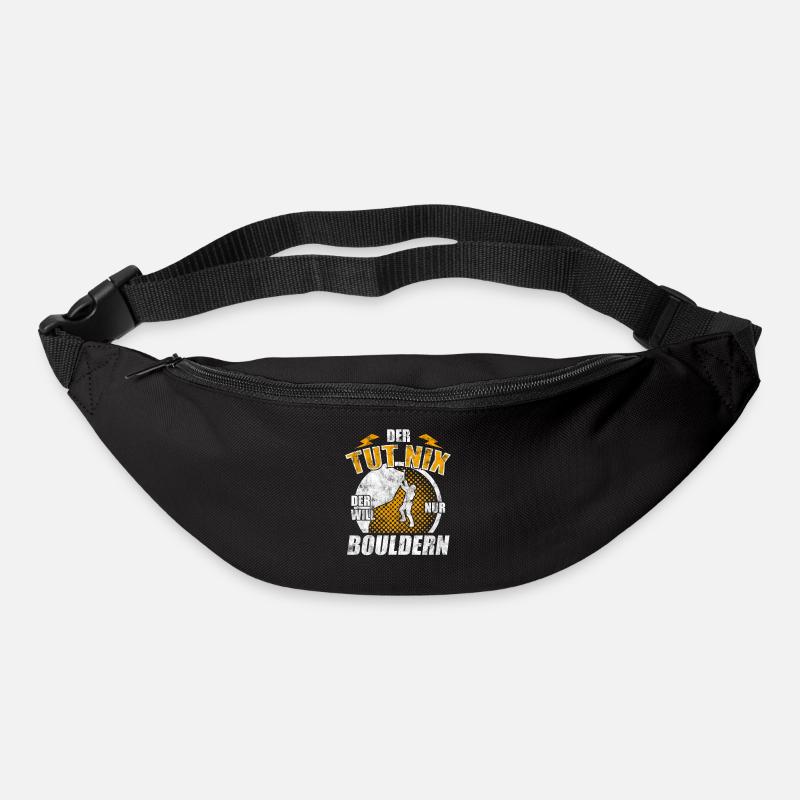 Bouldern Boulder - Gürteltasche - Schwarz