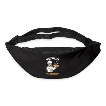 Weltbester Pizzabäcker - Gürteltasche - Schwarz - Vorne