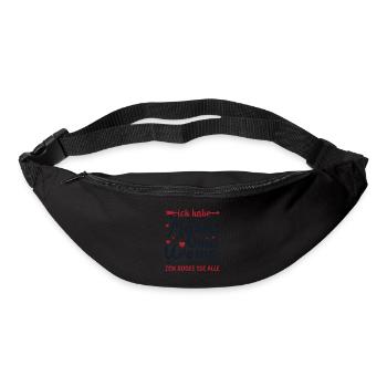 Uroma Urgroßmutter Geschenk für Großeltern - Gürteltasche - Schwarz - Vorne