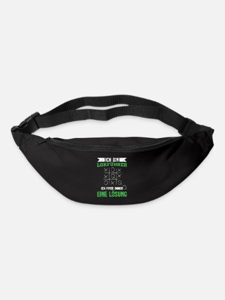 Lokführer - Gürteltasche - Schwarz