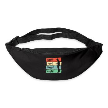 Modellflugzeug Flieger Flugzeug Pilot Modellflug - Gürteltasche - Schwarz - Vorne