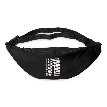 Lautern Allemagne City Font Skyline Accueil - Sac banane - noir - Devant