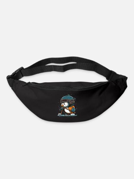 Pinguin Puckster - Gürteltasche - Schwarz
