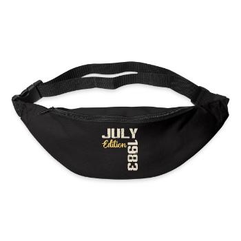Juillet 1983 Chemise D’anniversaire Juillet 1983 - Sac banane - noir - Devant