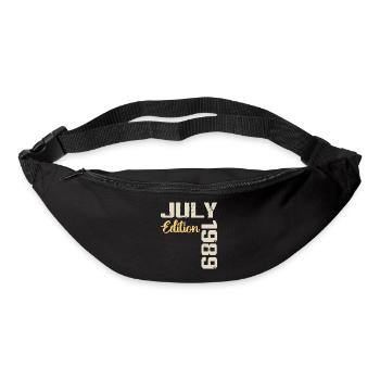 Juillet 1989 Chemise D’anniversaire Juillet 1989 - Sac banane - noir - Devant