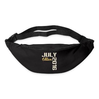 July 2016 Birthday Shirt July 2016 - Bum bag - black - Front