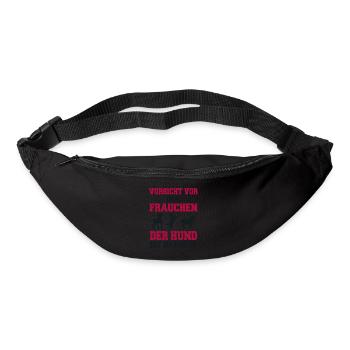 Beware of the Dog Dog Gift Puppy Mistress - Bum bag - black - Front