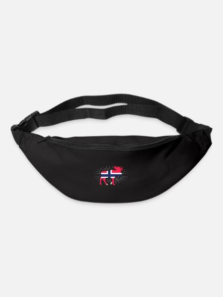 Norvège - Sac banane - noir