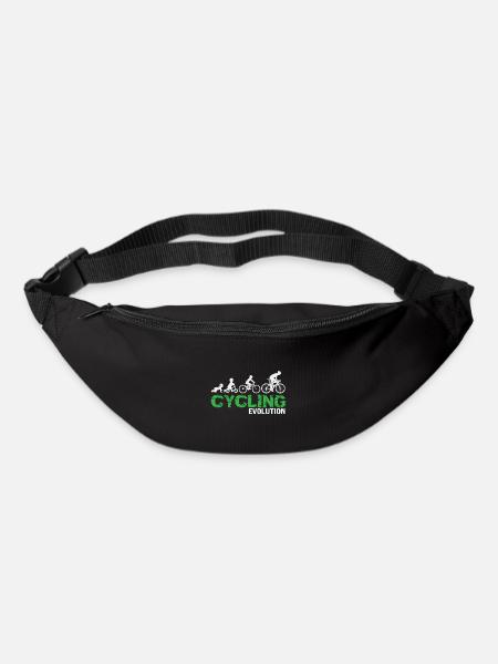Cycling Evolution Bike Entwicklung Radfahrer - Gürteltasche - Schwarz