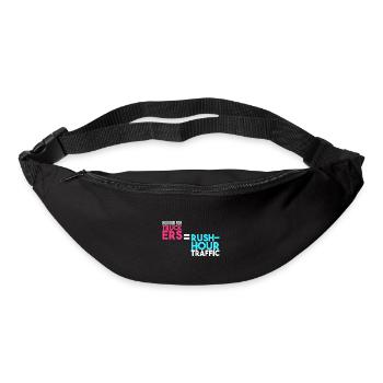 Horror for truckers = rush hour - Bum bag - black - Front