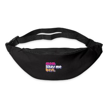Mom Likes Me Best Mommy's Favorite Child Funny - Gürteltasche - Schwarz - Vorne