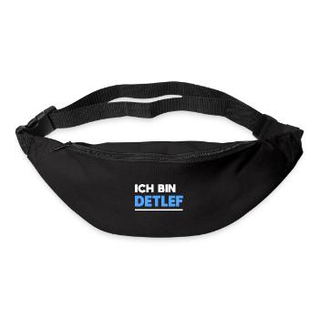 Detlef Name Spruch für stolze Detlefs - Gürteltasche - Schwarz - Vorne