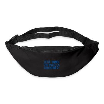 Saint Valentin ma copine la meilleure copine amour - Sac banane - noir - Devant