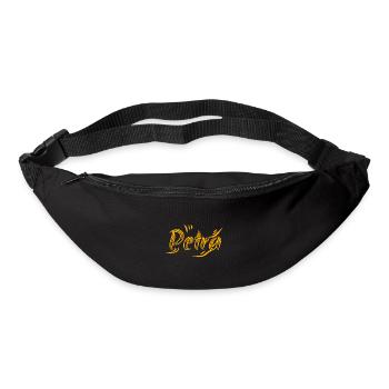 Geschenk für Petra - Gürteltasche - Schwarz - Vorne