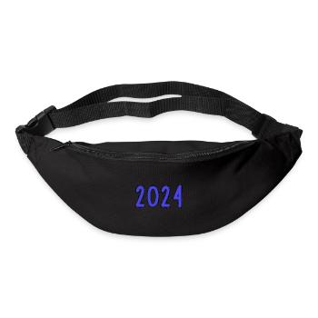 2024. FROHES NEUES JAHR. SILVESTER. NEUJAHR - Gürteltasche - Schwarz - Vorne
