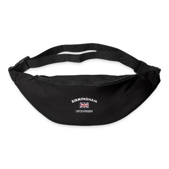 Birmingham Great Britain Vintage British Flag - Bum bag - black - Front