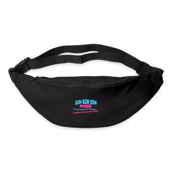 I'm a man, I can forget things - - Bum bag - black - Front