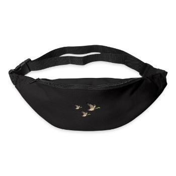 Fliegende Ente Entchen Quak - Gürteltasche - Schwarz - Vorne