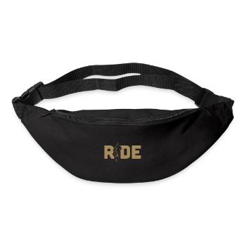 Reiten MTB Mountainbike MTB Downhill - Gürteltasche - Schwarz - Vorne