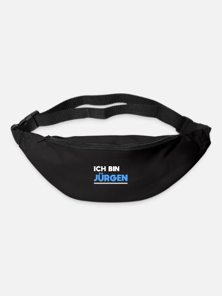 Jürgen Name Spruch für stolze Jürgens - Gürteltasche - Schwarz