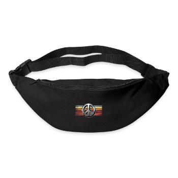 Peace - Gürteltasche - Schwarz - Vorne